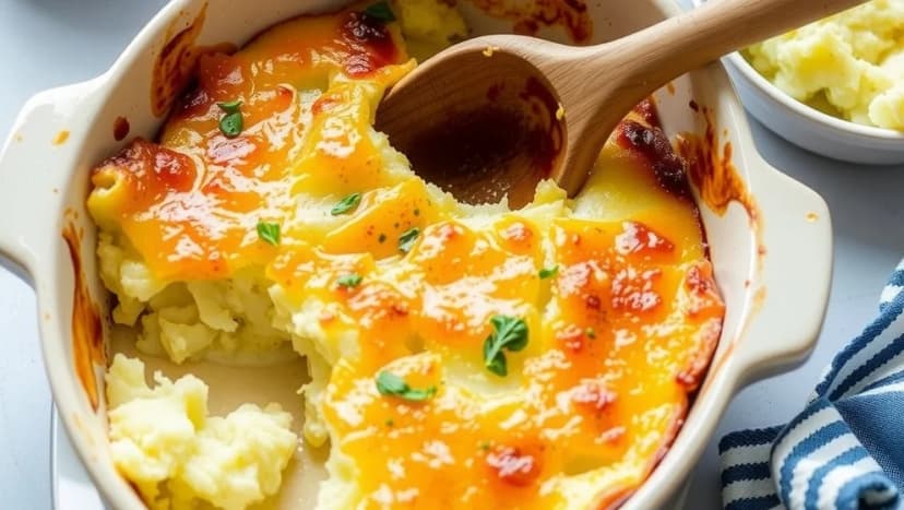 Överblivet potatismos i ugn blir gudomligt gott